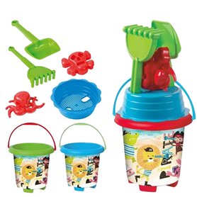 Set de jouets de plage Juinsa Pirate 20 x 41 cm