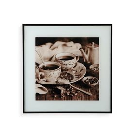 Cadre Versa Tasses Verre polystyrène (2 x 30 x 30 cm)