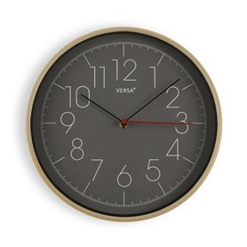 Horloge Murale Versa Gris Plastique (4