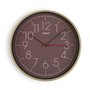 Horloge Murale Versa Marron Plastique (4