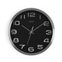 Horloge Murale Versa Noir Aluminium (4 x 30 x 30 cm)