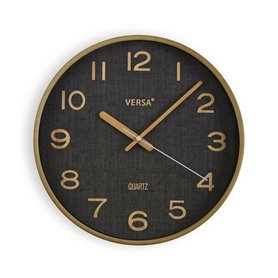 Horloge Murale Versa Bleu foncé Plastique (4