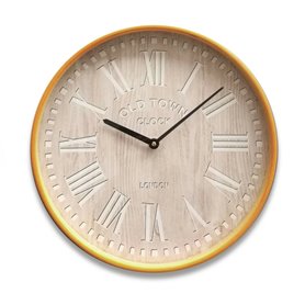 Horloge Murale Versa Verre Bois MDF 4