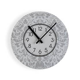Horloge Murale Versa Damasco Bois 4 x 30 x 30 cm