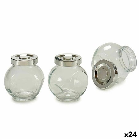 Set de Boites verre (24 Unités) Avec couvercle 3 Pièces