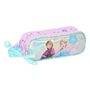 Trousse Fourre-Tout Double Frozen Cool days Violet Bleu ciel 21 x 8 x 6 cm