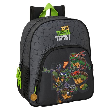 Cartable Teenage Mutant Ninja Turtles Noir Gris 32 x 38 x 12 cm