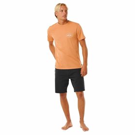 Maillot de Corps de Sport à Manches Coupe Rip Curl Stapler  Marron Clair