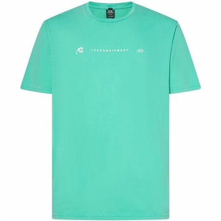 Maillot de Corps de Sport à Manches Coupe Oakley Mtl Terra Aigue marine