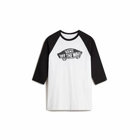 Maillot de Corps de Sport à Manches Coupe Vans Style 76 Raglan Blanc