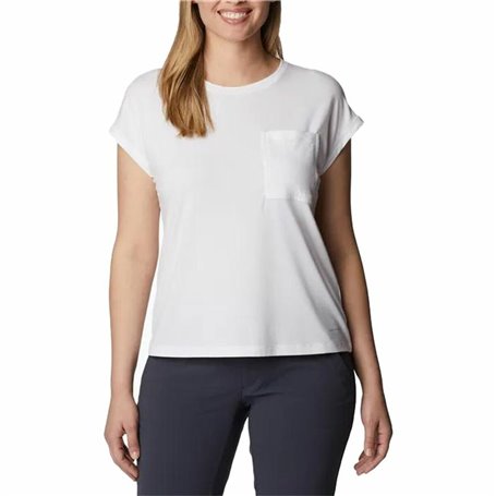 T-shirt à manches courtes femme Columbia Trek  Blanc