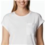 T-shirt à manches courtes femme Columbia Trek  Blanc