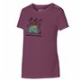 T-shirt à manches courtes femme Joluvi Adventure  Rouge carmin