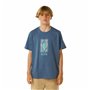 T shirt à manches courtes Enfant Rip Curl Lost Island Bleu