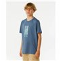 T shirt à manches courtes Enfant Rip Curl Lost Island Bleu