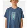 T shirt à manches courtes Enfant Rip Curl Lost Island Bleu