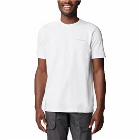 T-shirt à manches courtes homme Columbia Explorers Canyon Blanc