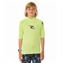T shirt à manches courtes Enfant Rip Curl Wave Upf Vert citron