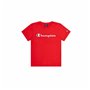 T shirt à manches courtes Enfant Champion Crewneck Rouge