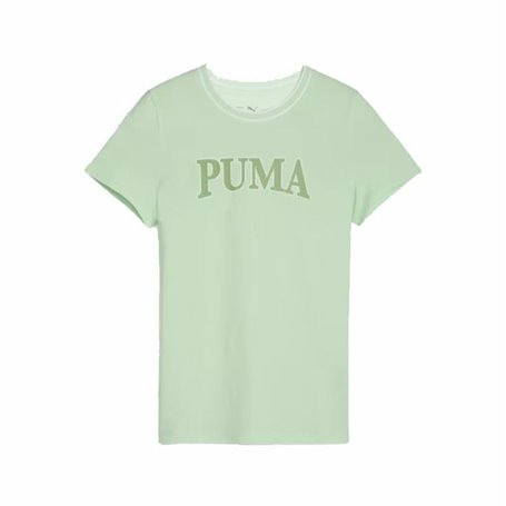 T shirt à manches courtes Enfant Puma Squad Vert citron