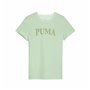 T shirt à manches courtes Enfant Puma Squad Vert citron