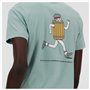 T-shirt à manches courtes homme New Balance Sport Essentials Barrel Bleu clair