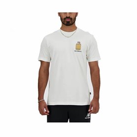 T-shirt à manches courtes homme New Balance Sport Essentials Barrel Blanc