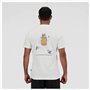 T-shirt à manches courtes homme New Balance Sport Essentials Barrel Blanc