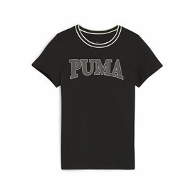 T shirt à manches courtes Enfant Puma QUAD G Noir