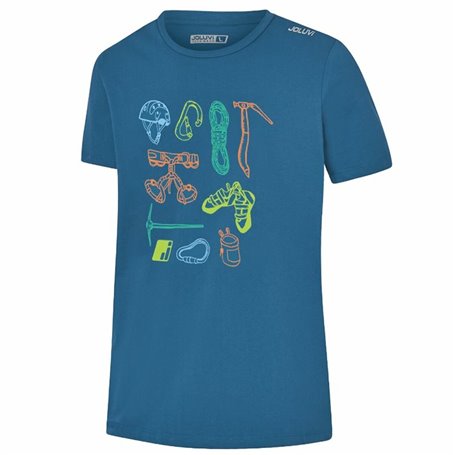 T-shirt à manches courtes homme Joluvi Climbing Elements Bleu