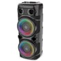 Enceinte Karaoké lumineuse - INOVALLEY - KA123-XXL - Bluetooth V5.0 - 75 cm - 900 W - Noir