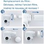 Pack 1 Filtre a eau - BRITA - ON TAP V - 600 L d'eau filtrée / 4 mois - Compatible systeme de filtration sur robinet ON 