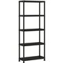 Etagere de rangement - KETER - ETAGERE PLUS 75/5 - 5 tablettes - Noir