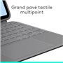 Étui pour iPad Air 13 - Logitech - Combo Touch - Gris