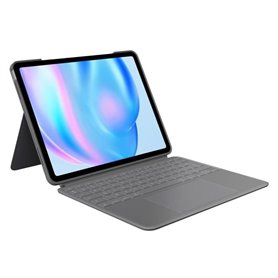 Étui pour iPad Air 13 - Logitech - Combo Touch - Gris