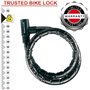 Câble antivol a clé en acier Master Lock 8115EURDPS - Noir