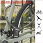 Antivol Vélo - MASTER LOCK - 8229EURDPRO - 90 cm de câble - Noir - Acier torsadé