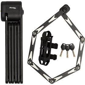 Antivol Vélo Pliable - MASTER LOCK - 8333EURDPRO - Acier Trempé