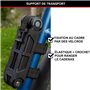 Antivol Vélo Pliable - MASTER LOCK - 8335EURDPRO - Acier Trempé, 4 Clés, Support Inclus