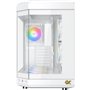 Boîtier PC - XIGMATEK - CUBI Arctic (Blanc) - Cube - Format E-ATX - 6x120mm A-RGB