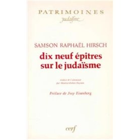 DIX NEUF EPITRES SUR LE JUDAISME