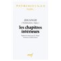 LES CHAPITRES INTERIEURS