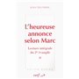 L'HEUREUSE ANNONCE SELON MARC