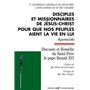 DISCIPLES ET MISSIONNAIRES DE JÉSUS-CHRIST POUR QUE NOS PEUPLES AIENT LA VIE EN LUI