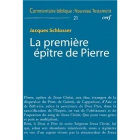 LA PREMIERE EPITRE DE PIERRE