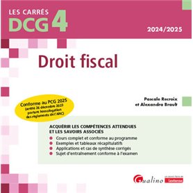 DCG 4 - Droit fiscal