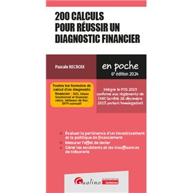 200 calculs pour réussir un diagnostic financier