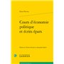 Cours d'économie politique et écrits épars