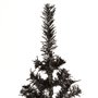 vidaXL Sapin de Noël étroit Noir 150 cm