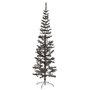 vidaXL Sapin de Noël étroit Noir 180 cm 